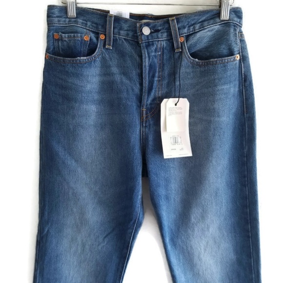Levi's Wedgie Straight Jeans High Rise Button Fly - Picture 3 of 8